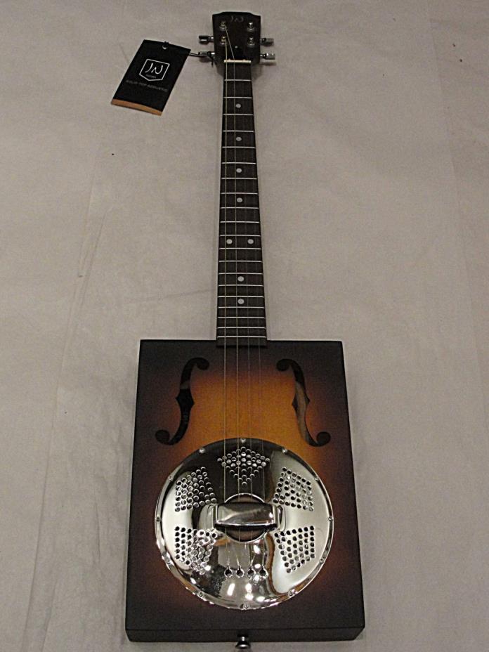 James Neligan CASK Puncheon 4 string Acoustic Resonator Cigar Box Guitar