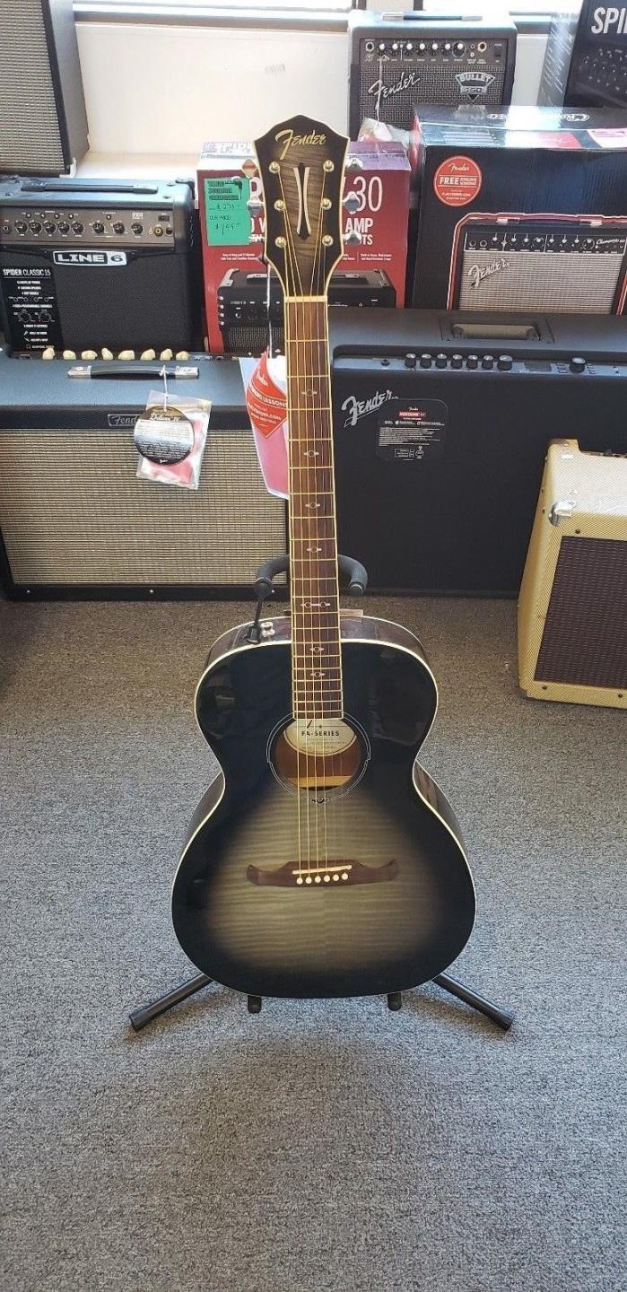 Fender FA-235E Concert Size Acoustic Electric Guitar Moonlight Burst Finish-DEMO