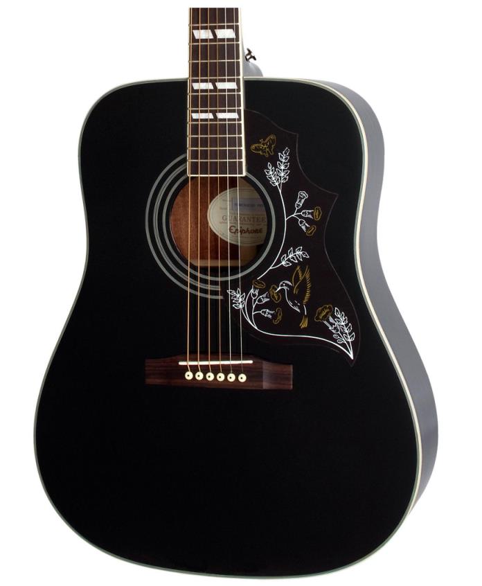 Epiphone Hummingbird PRO Acoustic-Electric Guitar Ebony Finish