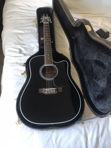 Takamine EF381SC 12-String Acoustic Electric Guitar with Case