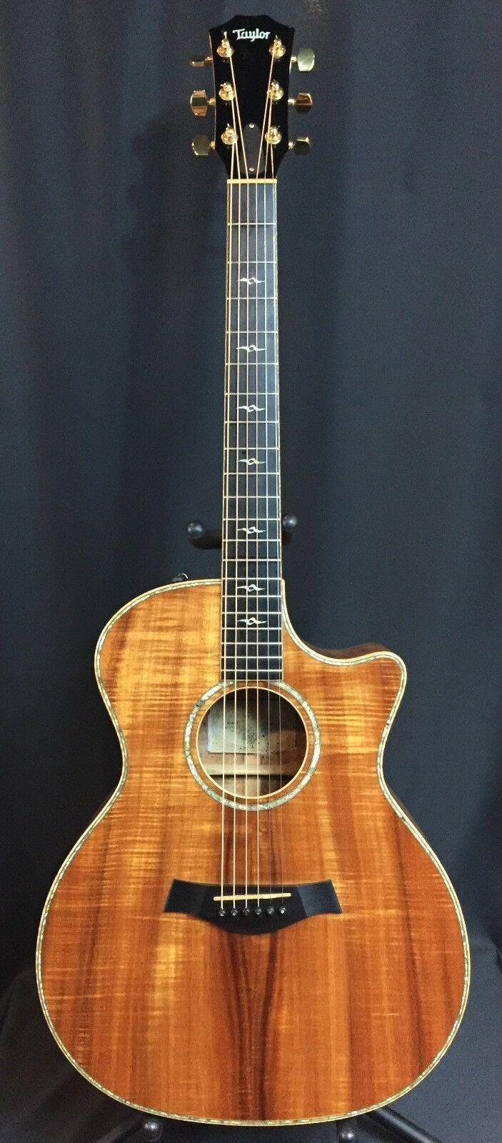 Taylor K24CE Grand Auditorium Cutaway Koa Acoustic-Electric Guitar w/ OHSC