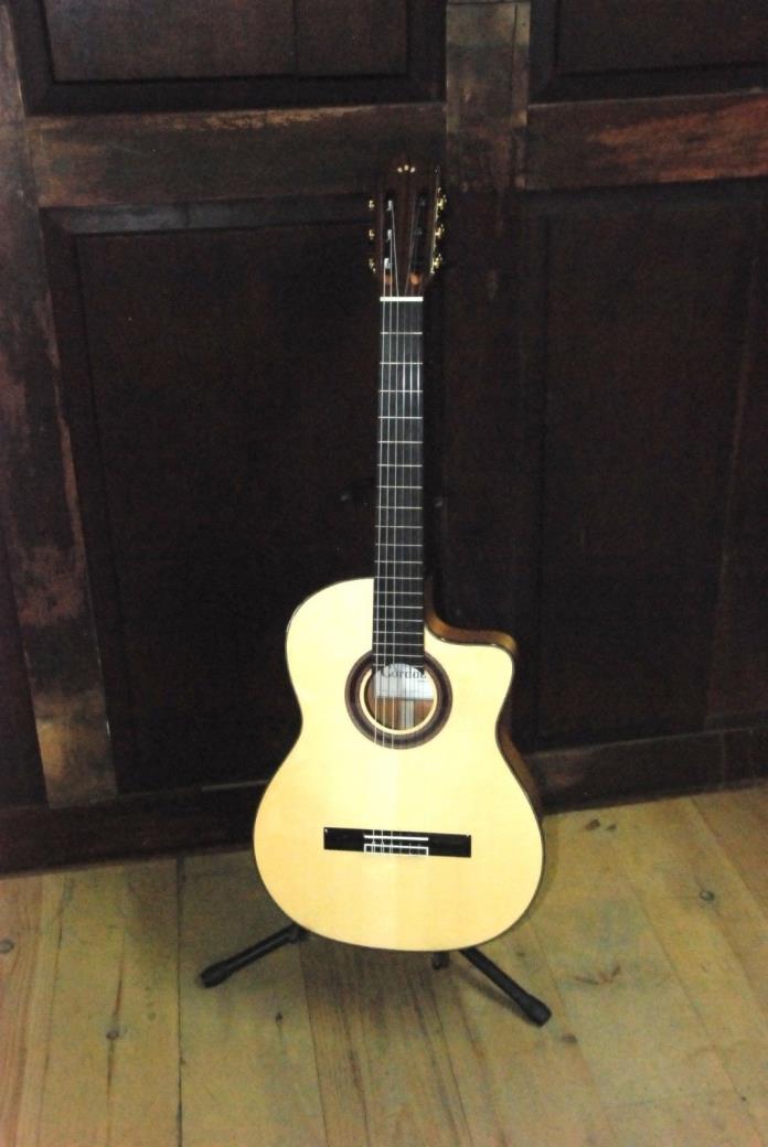 Cordoba GK Studio Acoustic-Electric Nylon String Flamenco Guitar w/ Gig Bag