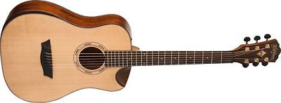 Washburn WCGM15SK Grand Auditorium Acoustic Guitar Comfort Beveled Solid Spruce