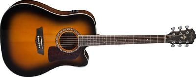 Washburn HD10SCETB-O Heritage Series Dreadnought Cutaway Electric