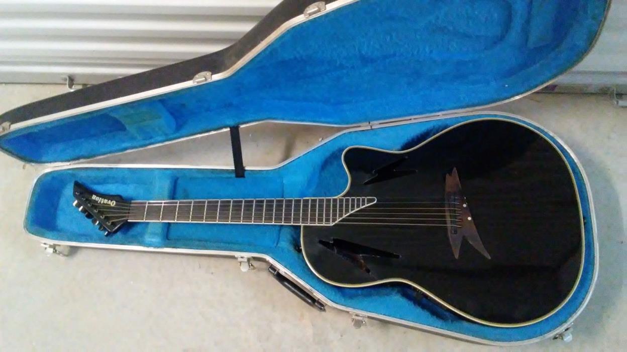 Ovation Thunderbolt TB01 Acoustic Electric Guitar USA Made w/ Original Hard Case