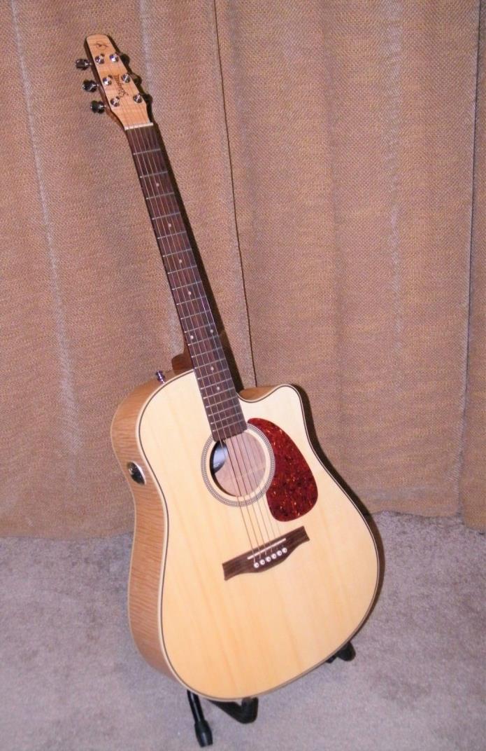 Seagull Performer Cutaway Flame Maple H. Gloss QI Acoustic-Electric Guitar -Blem