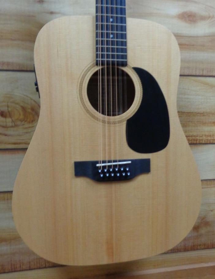 New AMI DM12E 12 String Dreadnought Acoustic Electric Guitar Solid Spruce Top
