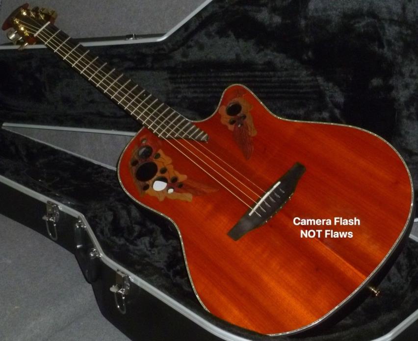 OVATION CE44P-PD ac/el Guitar & Case NEW w Warranty! List $935