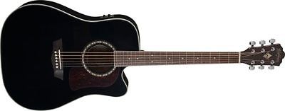 Open Box - Washburn HD10SCEB-O Heritage Series Dreadnought Cutaway Acoustic Elec