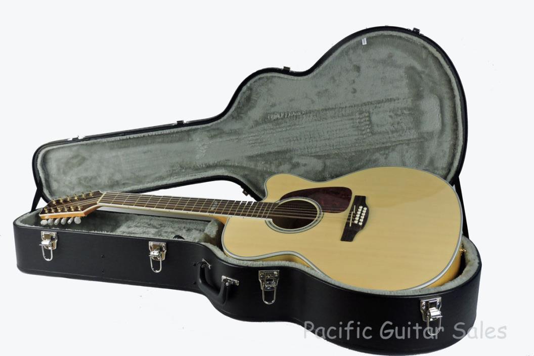 Takamine GJ72CE-12 NAT 12 String Jumbo Includes Takamine 5 Latch Case!