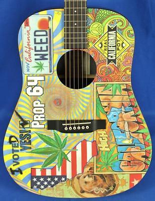 Martin DX-420 Prop 64 Robert Goetzl Illustrated Acoustic Electric Guitar