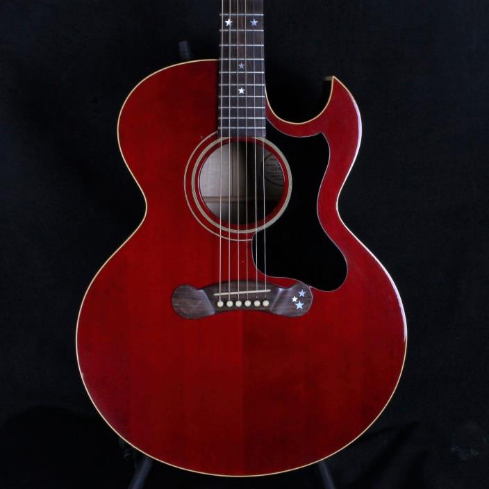 1992 Gibson Starburst Studio - Cherry Lacquer Finish Acoustic/Electric w/OHSC !