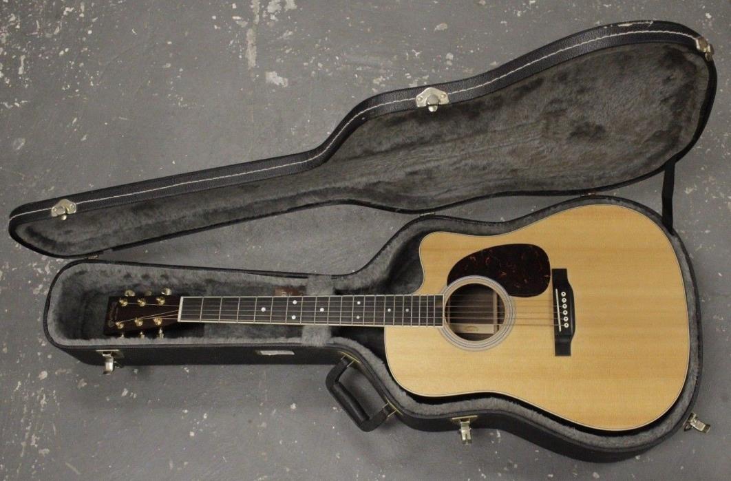 (MA2) 6-String CF Martin Custom Dreadnought Centennial Acoustic Electric Guitar