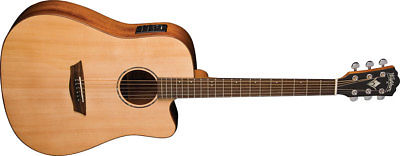 Washburn All Solid Wood WD150SWCE Acoustic Electric Guitar