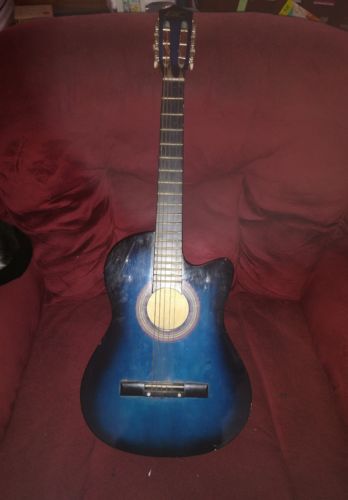 BC Acoustic electric Guitar~Glossy Blue