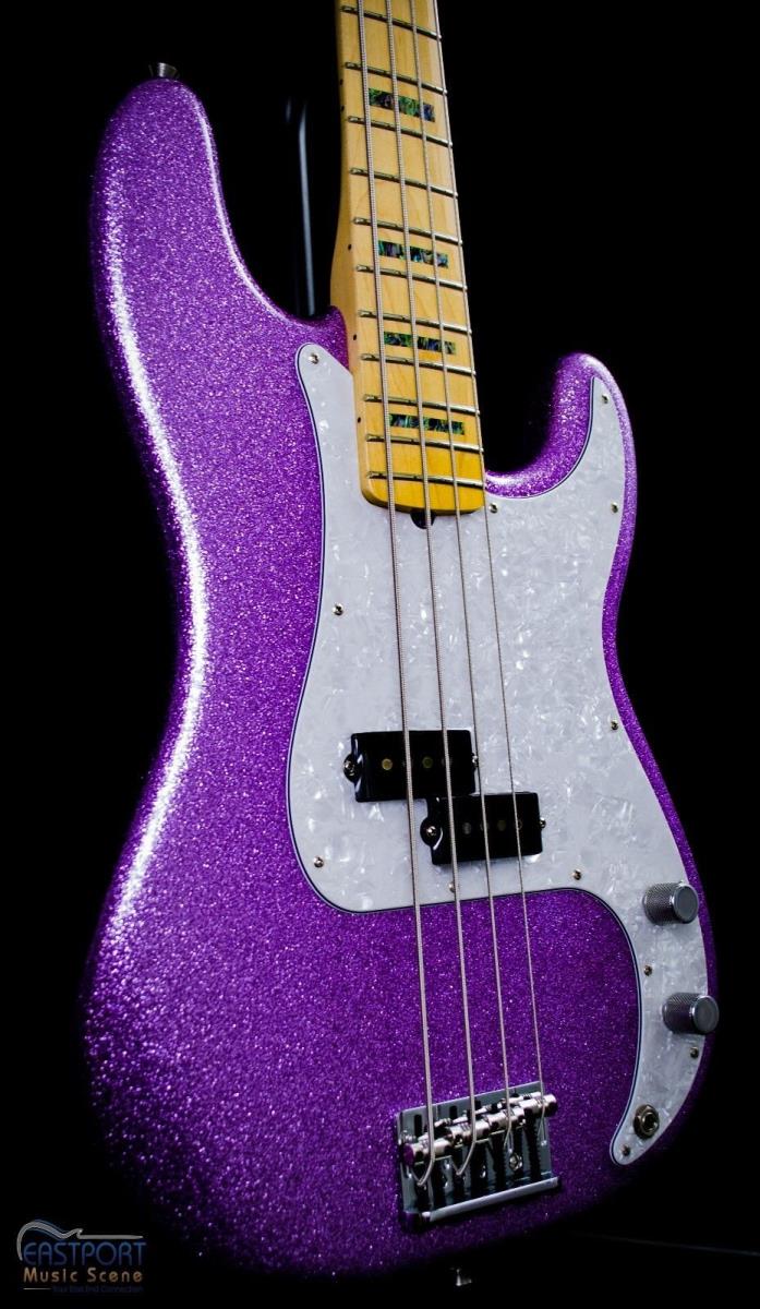 Fender Limited Edition Adam Clayton Signature P Bass 2017 Purple Sparkle