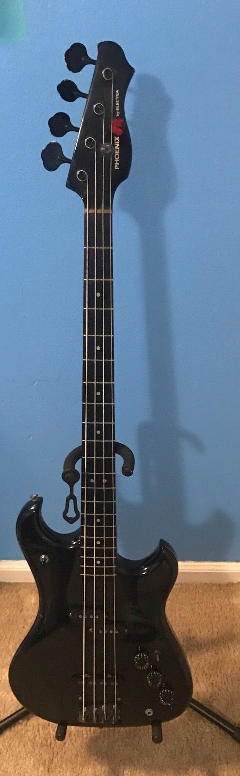 vintage black x650jb electra phoenix bass JAPAN mij rick p jazz sound slap