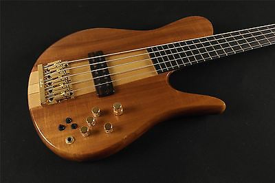 Fodera Imperial V Bass - Incredible Koa Body - 2000 USED