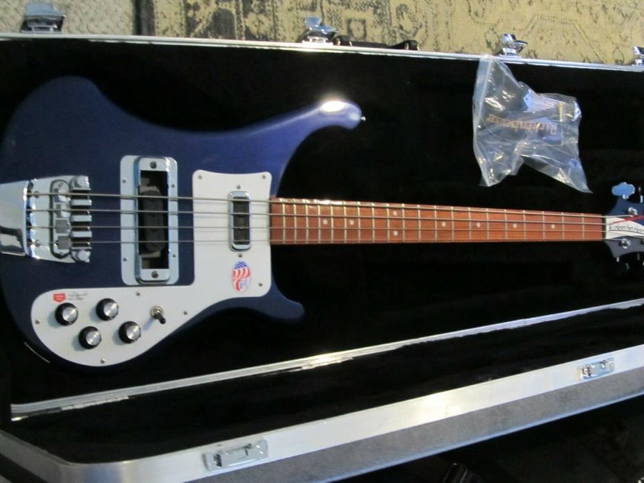 Rickenbacker 4003S Bass, Midnight Blue, Original case, scratch and dent