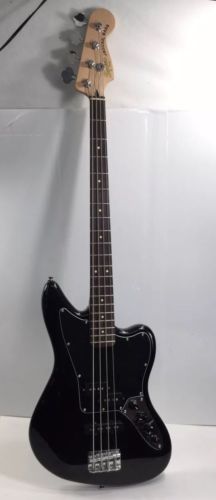 Squier Vintage Modified Jaguar Electric Bass Guitar Special Black