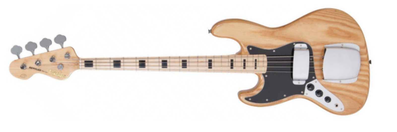 NEW! Vintage Brand Maple Board VJ74NAT LVJ74NAT Left-Handed Natural bass lefty