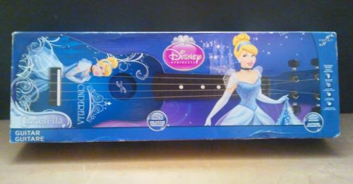 Rare Blue Disney Princess Cinderella Guitar First Act