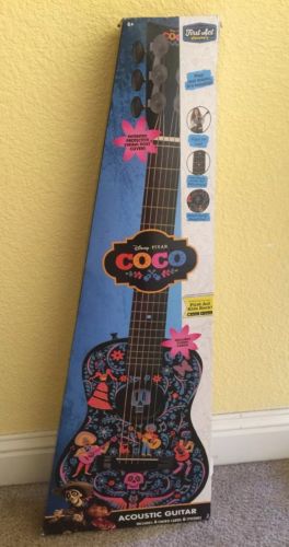 NIB 2017 Disney Pixar Coco Kids First Act Discovery Real Acoustic Guitar