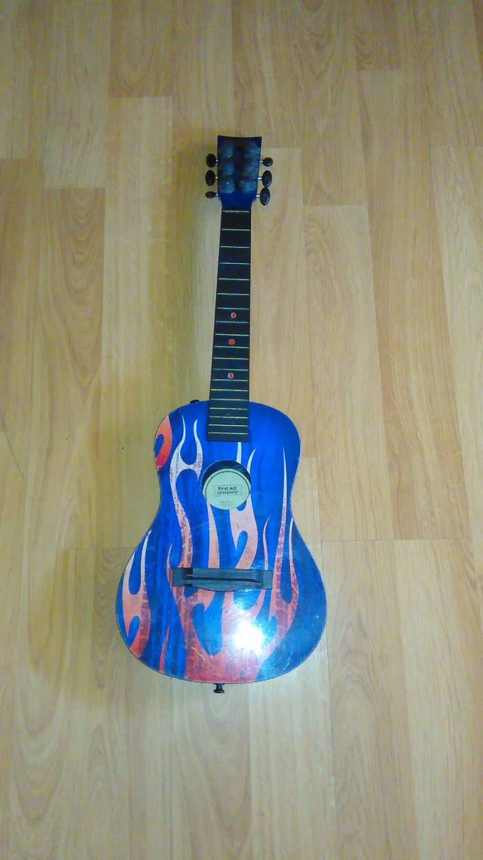 First Act Discovery Children's 6-String Acoustic Guitar- FG3706- Blue Fire