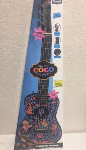 Disney Pixar Coco Real Acoustic Guitar Kids First Act.