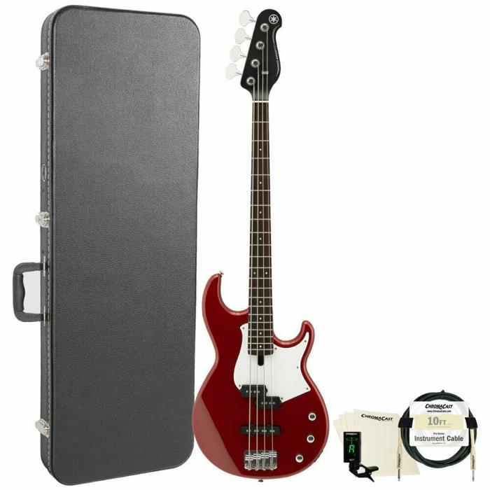 Yamaha BB234 BB-Series 4-String Bass Guitar with Hard Case and Accessories,