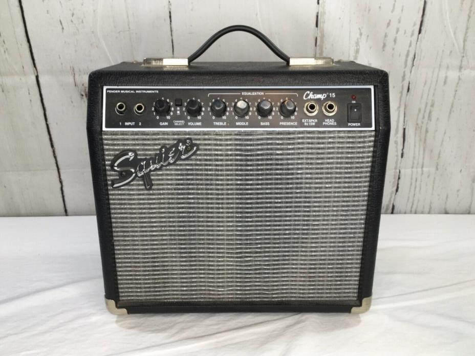 FENDER SQUIER CHAMP 15 GUITAR AMP PR-408 28W 120V 60HZ