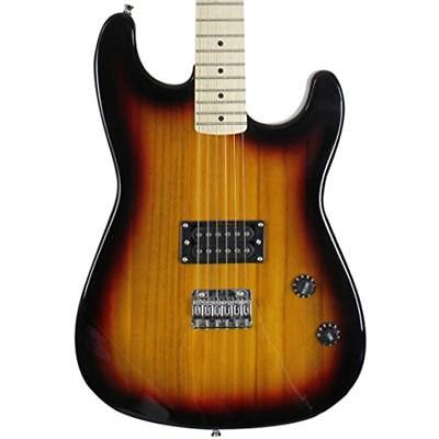 Jameson Solid Body Guitars 6 String Full Size Vintage Sunburst Electric With SB