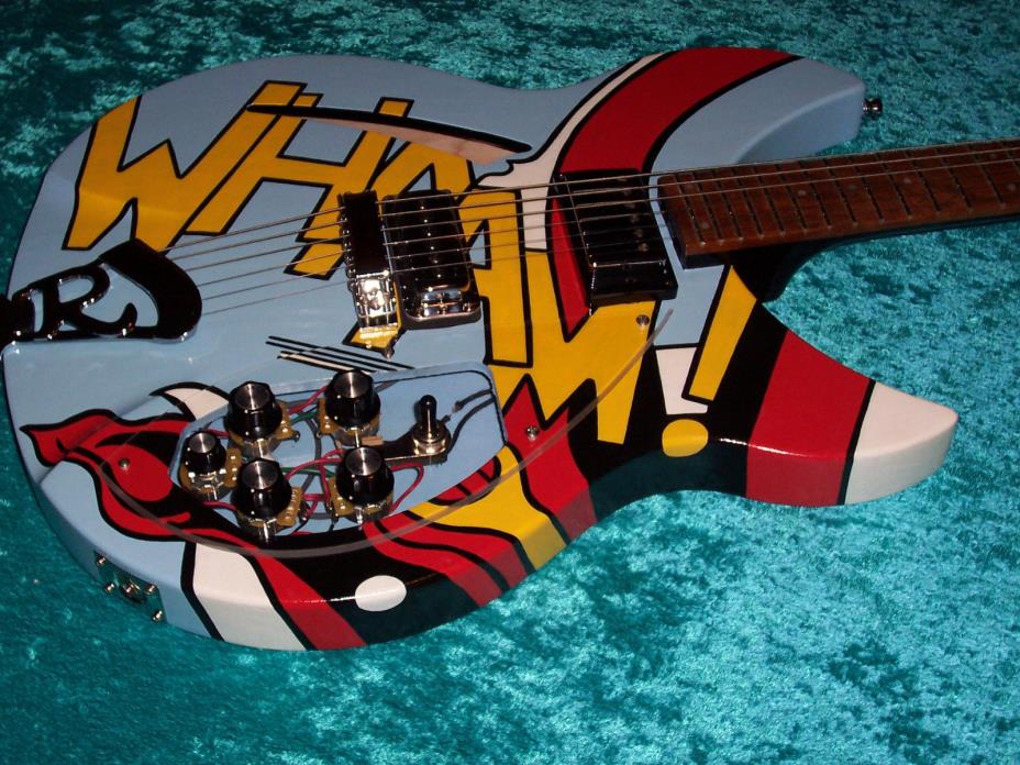Whaam Rickenbacker 330 guitar Paul Weller Roy Lichtenstein Gibson vintage jam