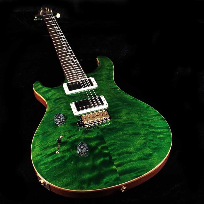 Paul Reed Smith PRS Wood Library Custom 24 ziricote emerald lefthanded LH
