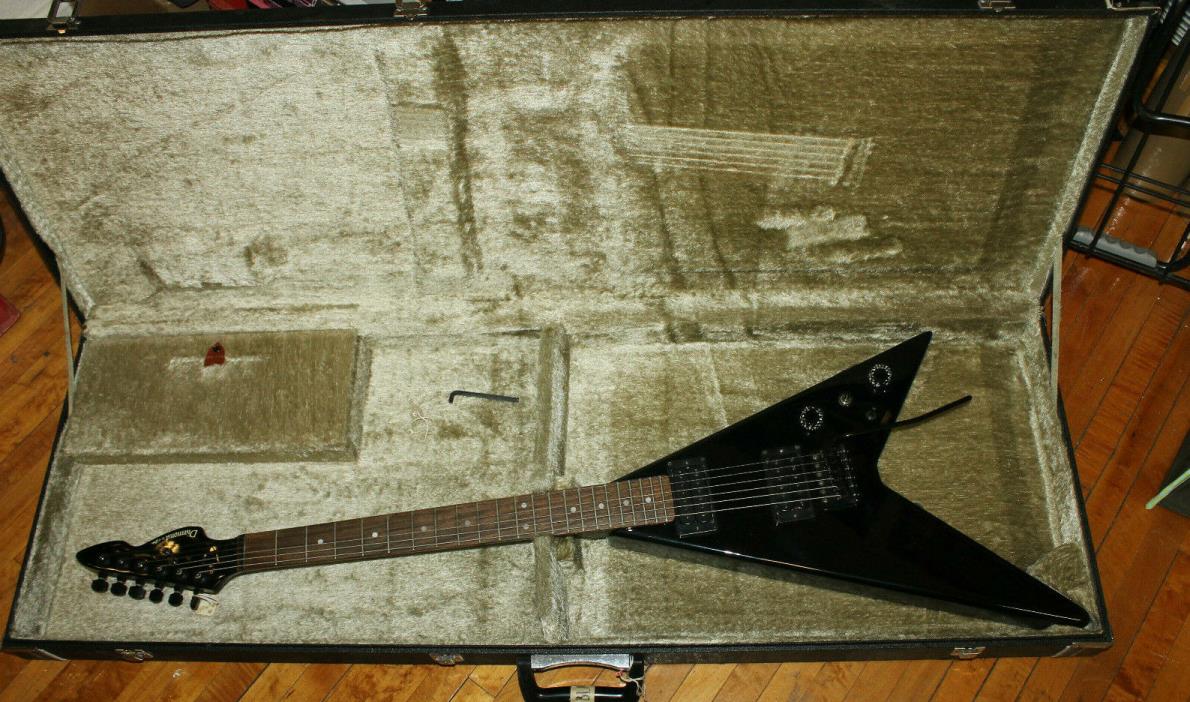 Aria Diamond Flying V Electric Guitar Made in Japan w/ Original Case Clean!