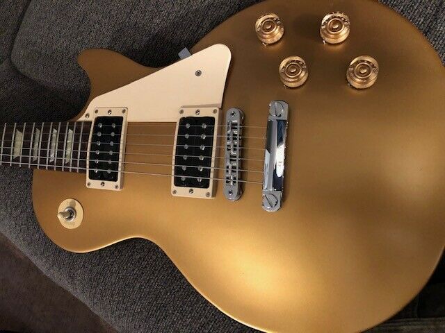 Gibson Les Paul 50s Tribute 2016 T Satin Gold Top / Dark Back