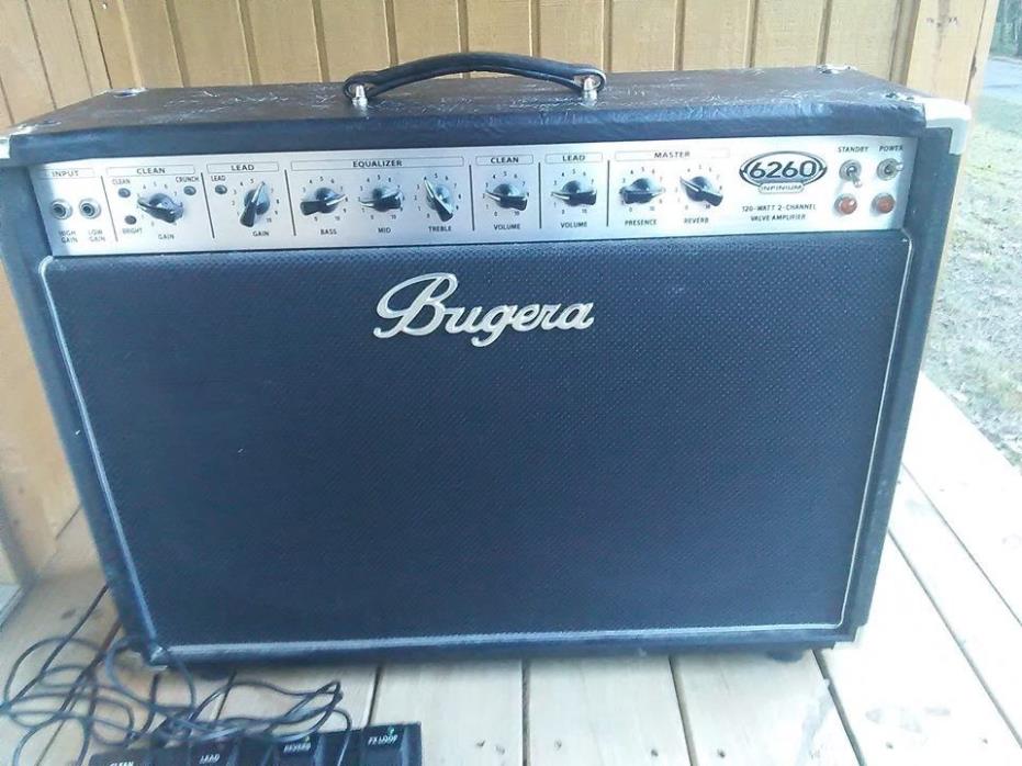 Bugera 6260 120 Watt Infinium Combo 2 x 12  Guitar Amplifier with Free Shipping!
