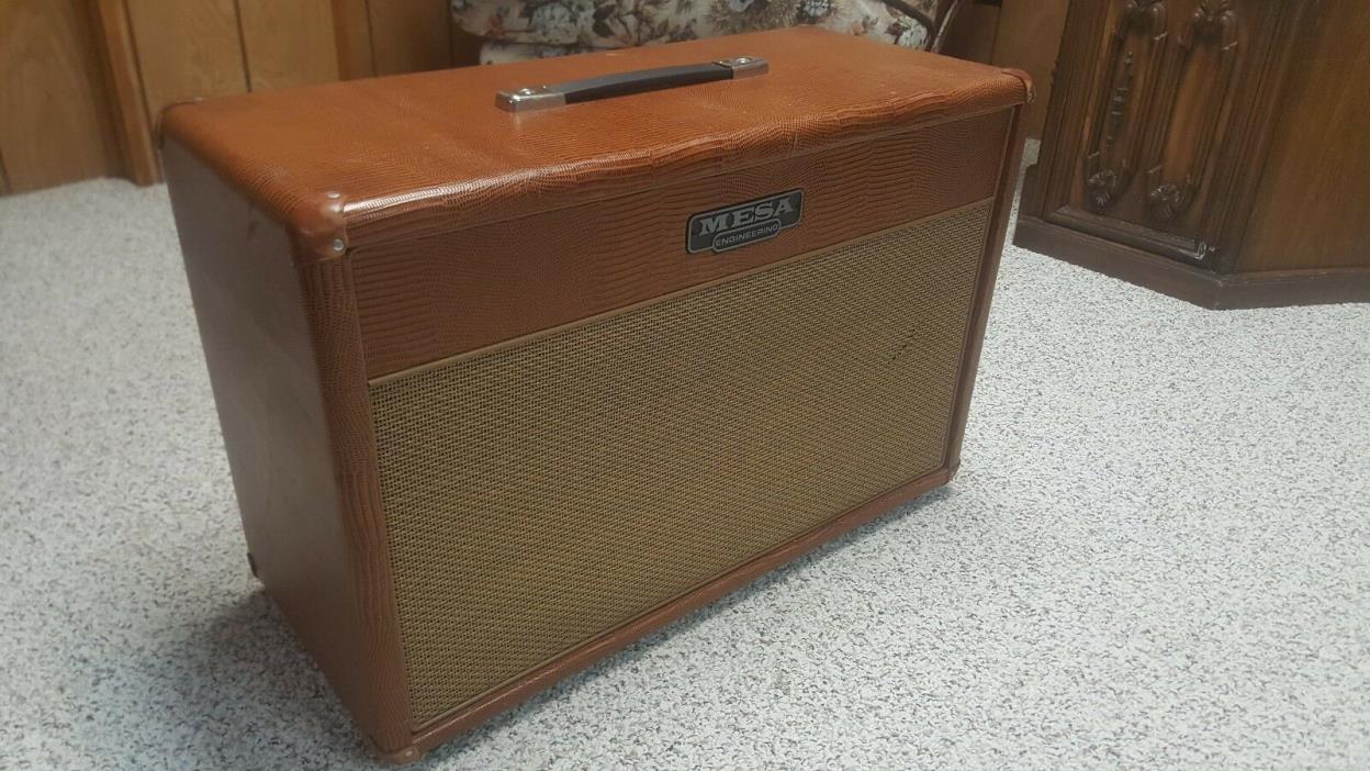 Mesa Boogie Lonestar 27 90W Cognac Lizard Leather 1x12 Guitar Speaker Cabinet