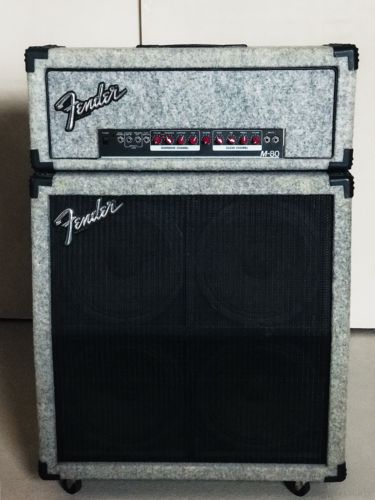 Fender M-80 Guitar Amplifier Half-stack