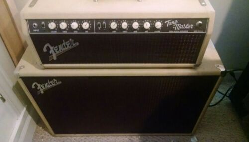 FENDER TONEMASTER ELECTRIC GUITAR AMPLIFIER HEAD AND 2x12 CABINET