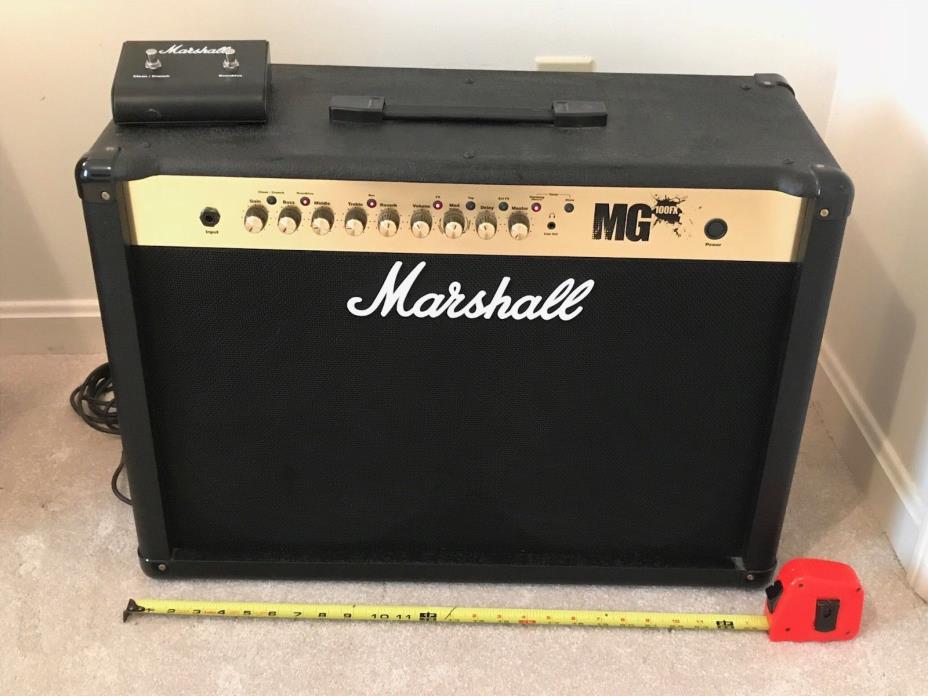 Marshall Guitar Amp MG102FX with foot pedal