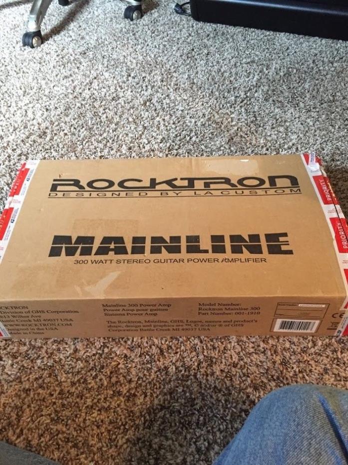 Rocktron Mainline 300 Watt stereo power amp