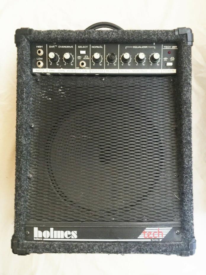 Vintage HOLMES TECH 25R Guitar Combo/Amplifier- 1985 Made in USA. Sounds Great !