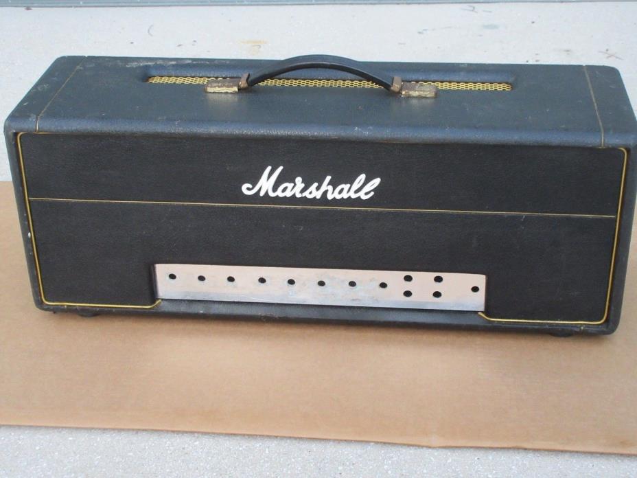 Rare 1960s Marshall 100 Watt Plexi Head Box with Aluminum Chassis JTM 45 100Watt