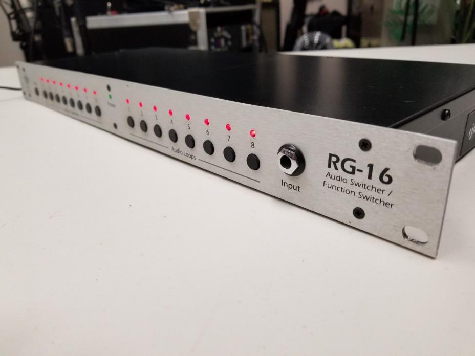 RJM RG-16 Audio Loop Switcher/ Amp Switcher
