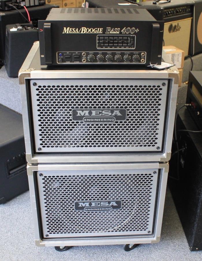 Mesa Boogie Bass 400 + Head & RoadReady 2x10 and 1x15 Cabinets 2002