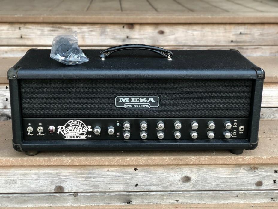 Mesa Boogie Single Rectifier Rect-O-Verb 50 Head pre-owned tube guitar amplifier