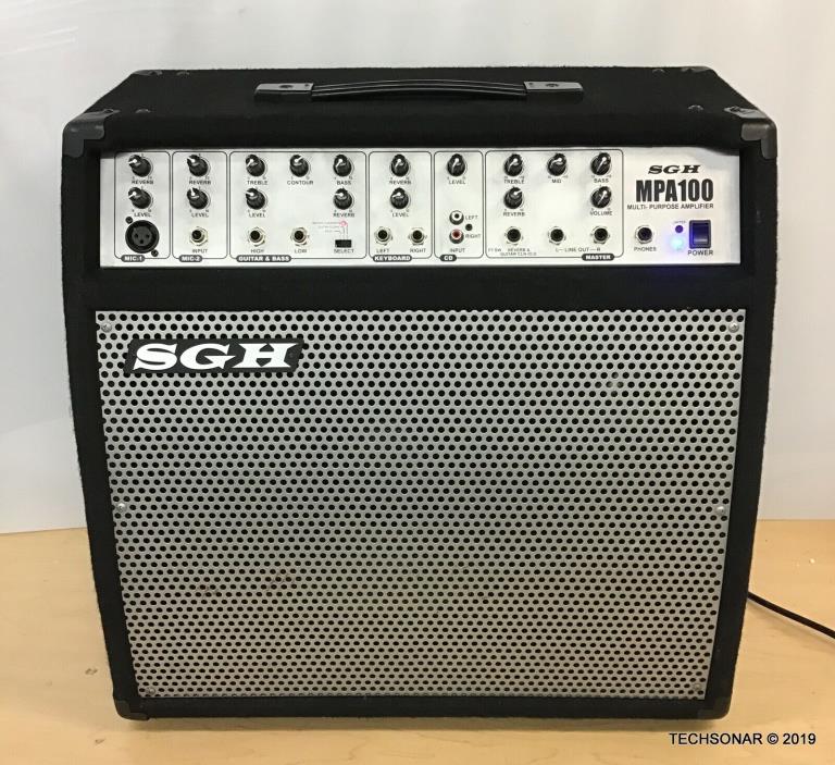 SGH MPA-100 Multi-Purpose Amplifier Speaker System , Fully Tested