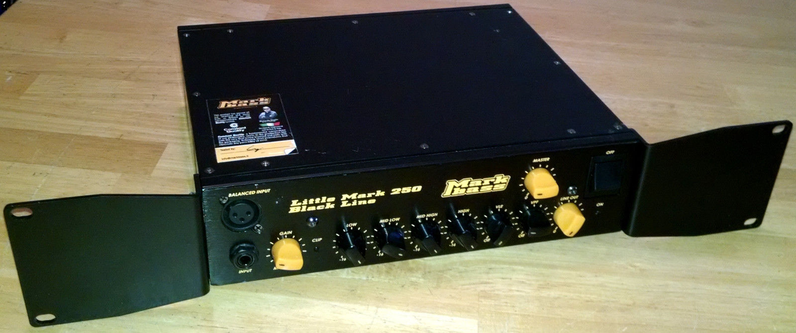 Mark Bass Black Line 250 Little Mark w/ Rack Ears