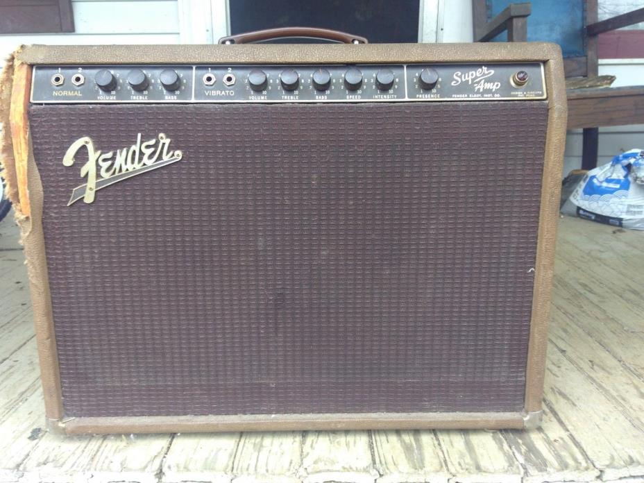 Fender Super Amp 1961 all original with Jensen Speakers- in good working order